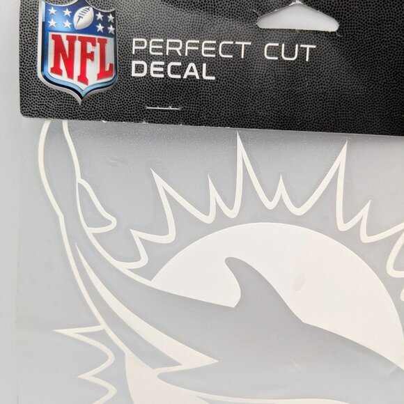 NFL Miami Dolphins Perfect Cut Decal 8"x8" - Picture 3 of 6